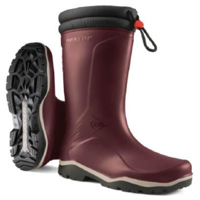Dunlop MU0K45 Blizzard Gevoerde laars PVC Bordeauxrood Rood