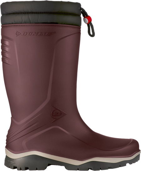 Dunlop MU0K45 Blizzard Gevoerde laars PVC Bordeauxrood Rood