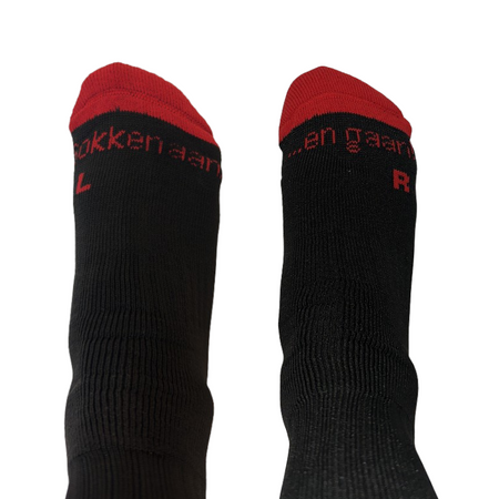 Redbrick Recycled Werksokken 2-Pack Zwart/Rood