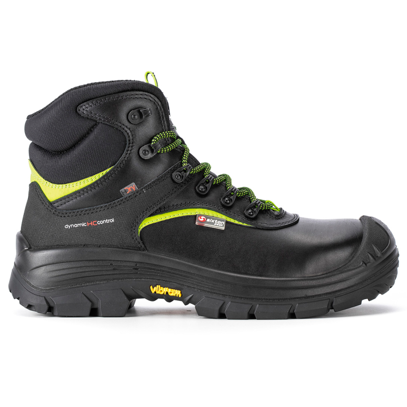 Sixton 89117-15 Eldorado Hoog S3 Hdry Zwart/Lime Zwart/Lime